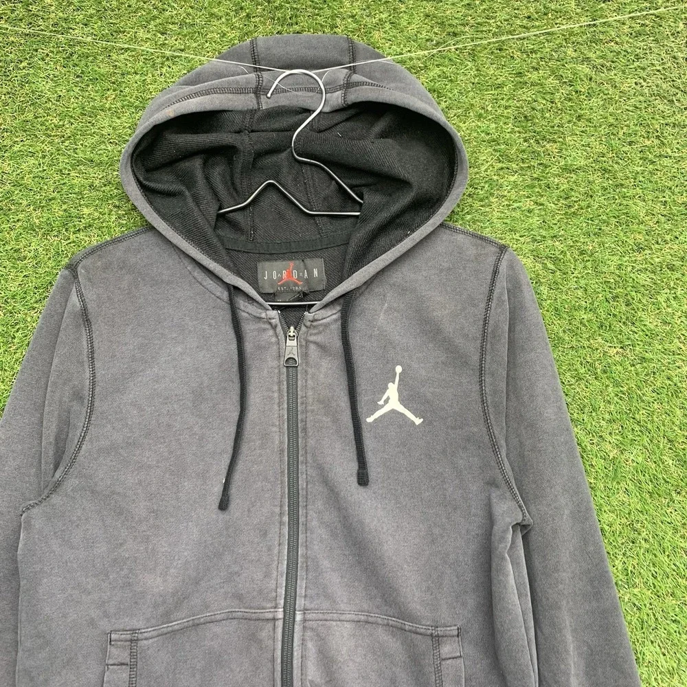 Jordan Hoodie Mens XS 23 Graphic Jumpman Logo Sportswear Cloud Y2K Drifit Zip Up